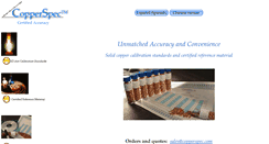 Desktop Screenshot of copperspec.com